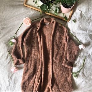 EVA MENDEZ longline wool sweater
